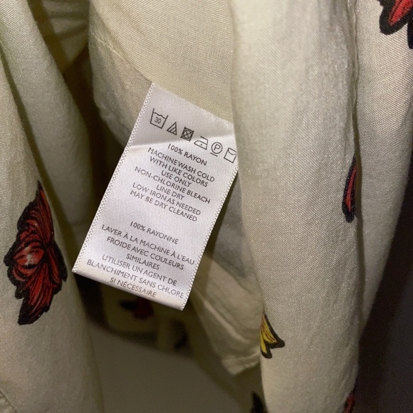 EUC Kimchi Blue x Urban Outfitters Floral Fields Flutter-Sleeve Dress Size XS - Picture 8 of 11